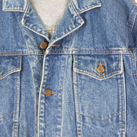 GIACCA DI JEANS vintage con ricamo Apache - M -