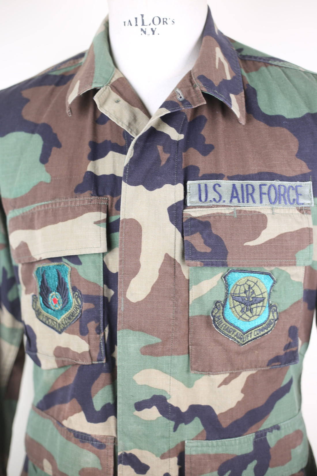 Bdu US Air force camouflage jacket - S -