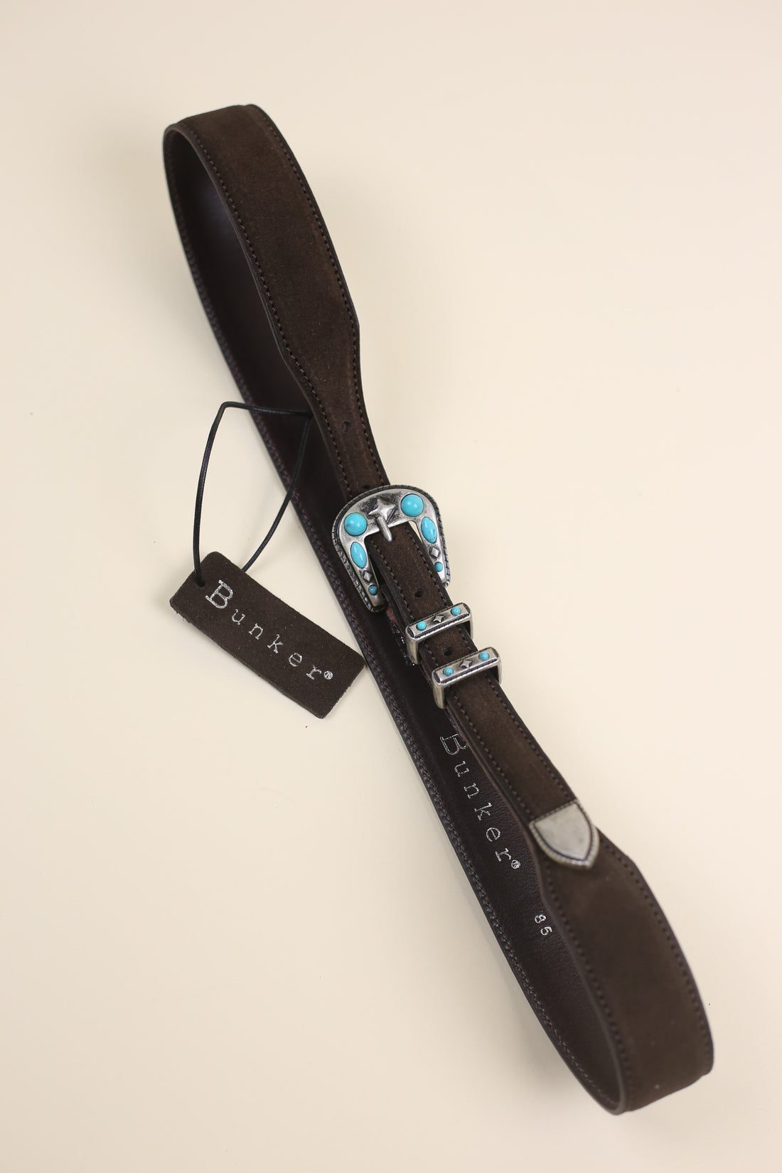 Navajo Suede Western Belt