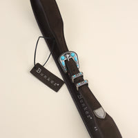 Navajo Suede Western Belt