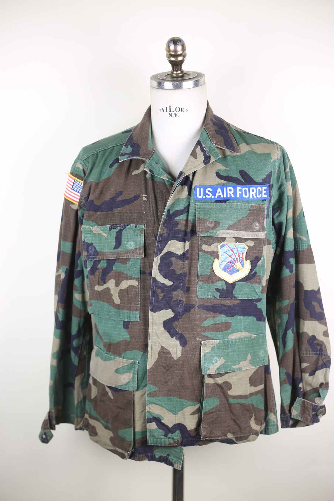 US Air Force Bdu Camouflage Jacket - S - (CUSTOMIZABLE)