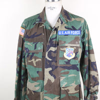 US Air Force Bdu Camouflage Jacket - S - (CUSTOMIZABLE)