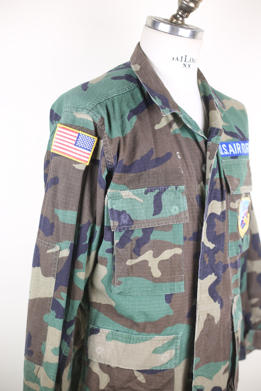 US Air Force Bdu Camouflage Jacket - S - (CUSTOMIZABLE)
