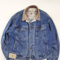 GIACCA DI JEANS vintage Marlboro Rodeo   -  L  -
