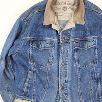 GIACCA DI JEANS vintage Marlboro Rodeo   -  L  -