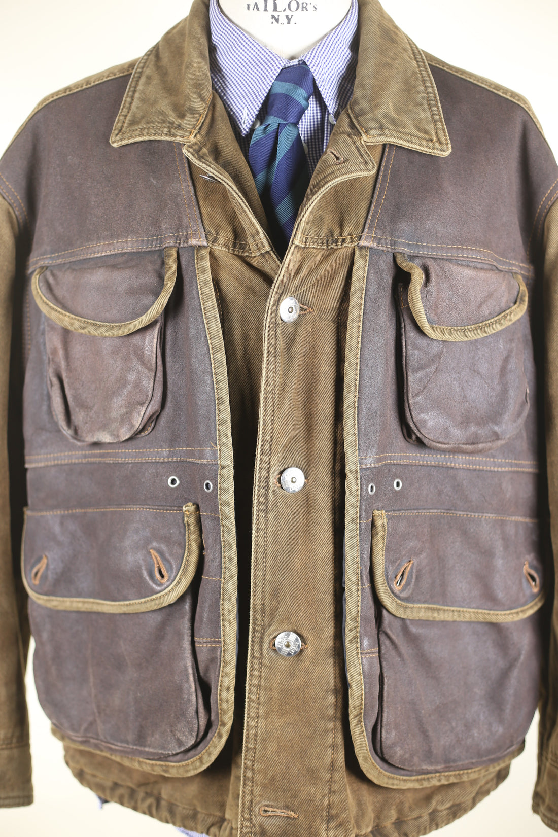 Giacca con tasconi vintage -L-