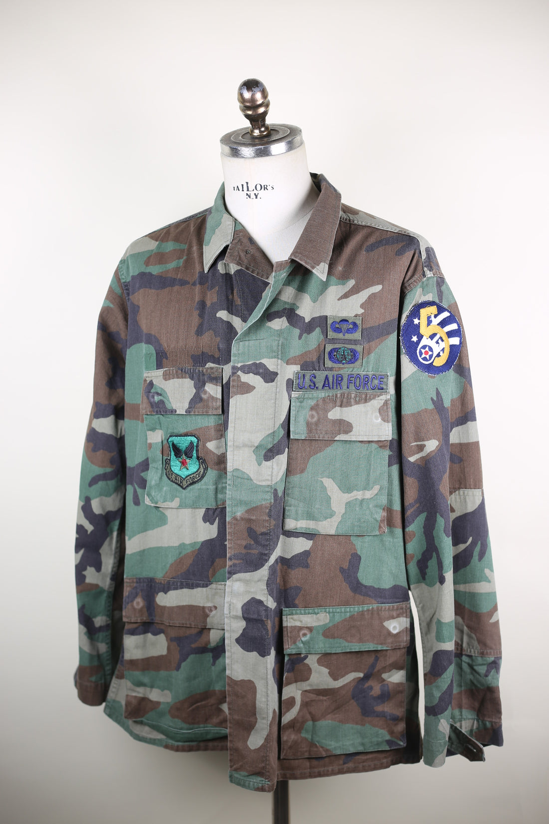 US Air Force Bdu Camouflage Jacket - XL - (Customizable)