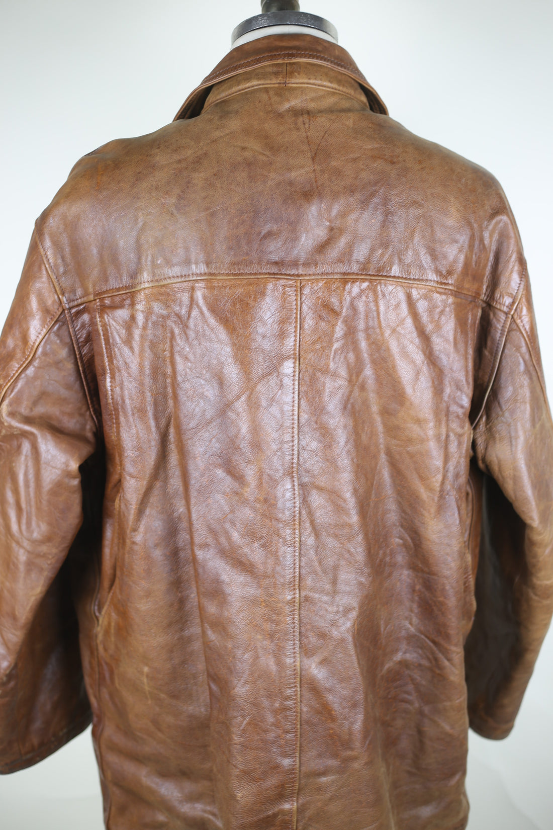 Giacca  in pelle vintage    - L -