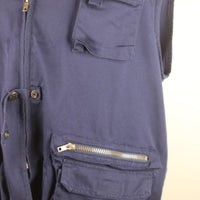 fishing vest with embroidery - M/L -