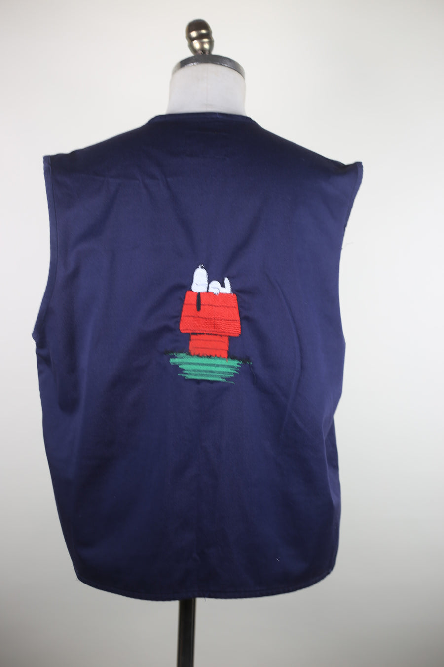 fishing vest with embroidery - M/L -