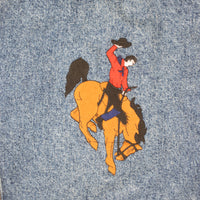 GIACCA DI JEANS vintage Marlboro Rodeo   -  L  -
