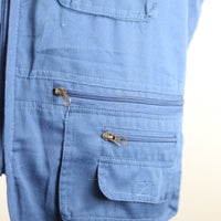 fishing vest  con ricamo -  L -