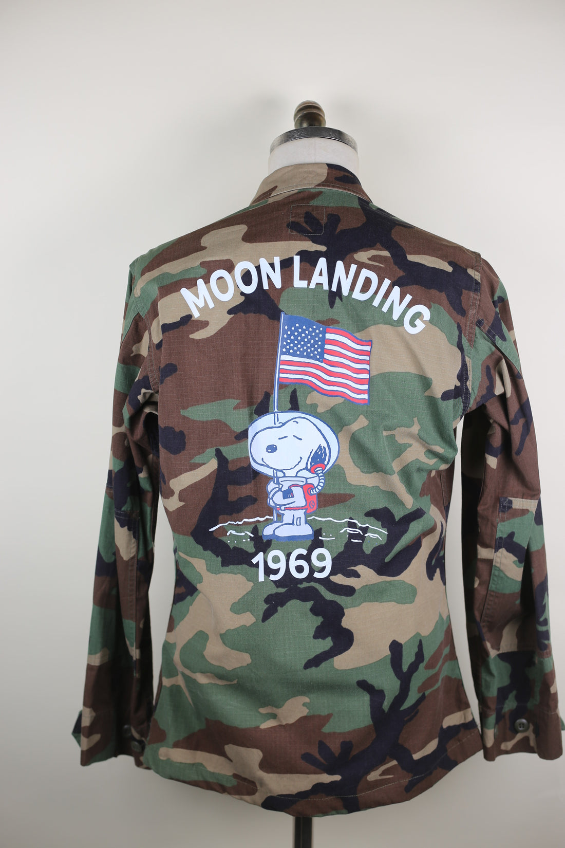 BDU WOODLAND Jacket Us marines MOON LANDING - M - (SMALL REGULA USA)