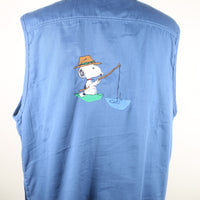 fishing vest  con ricamo -  L -