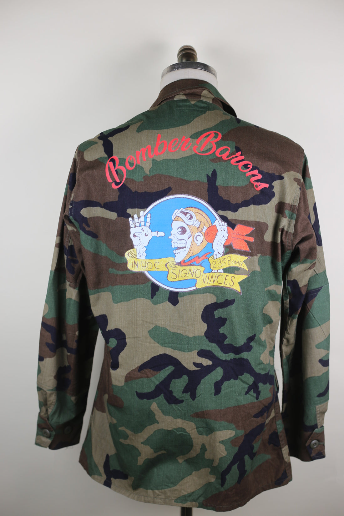 BDU WOODLAND Us ARMY BOMBER BARONS Jacket - M - (SMALL REGULA USA)