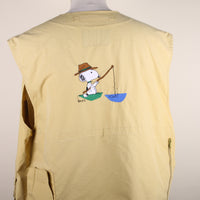 fishing vest with embroidery - XL -