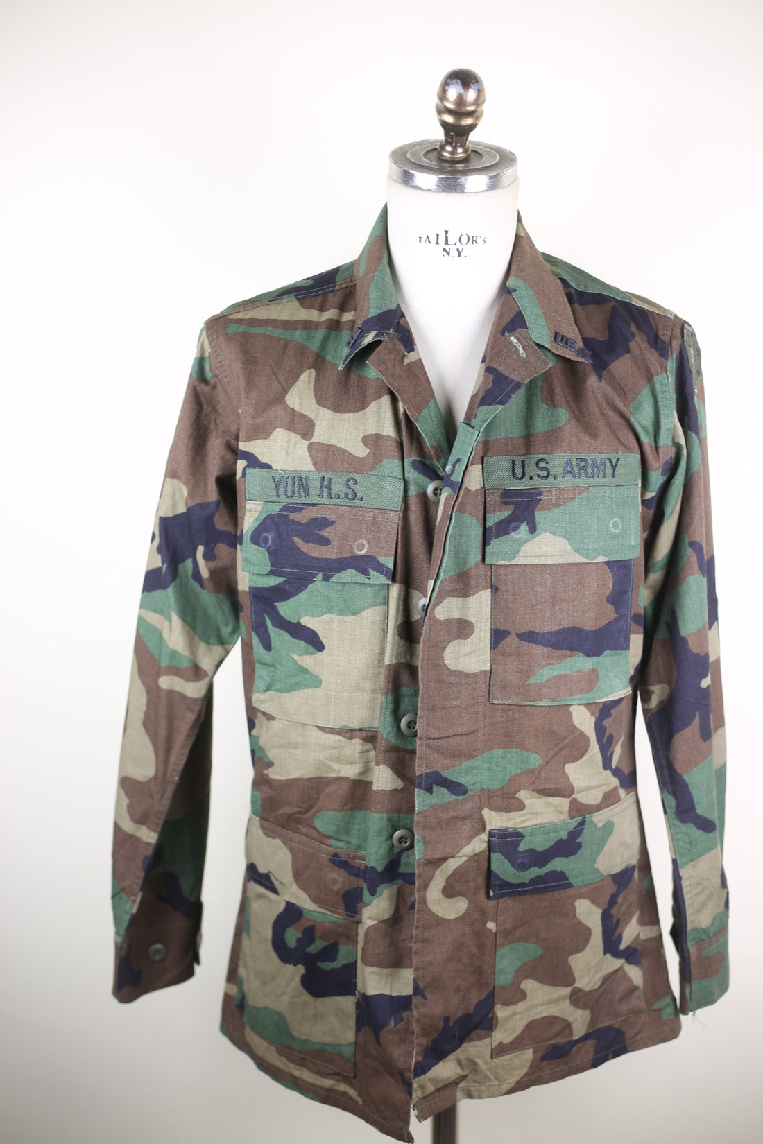 BDU WOODLAND Us ARMY BOMBER BARONS Jacket - M - (SMALL REGULA USA)