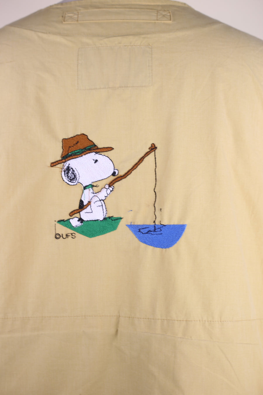 fishing vest with embroidery - XL -