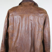 Giacca  in pelle TRUCKER vintage MAFFEI    - L -