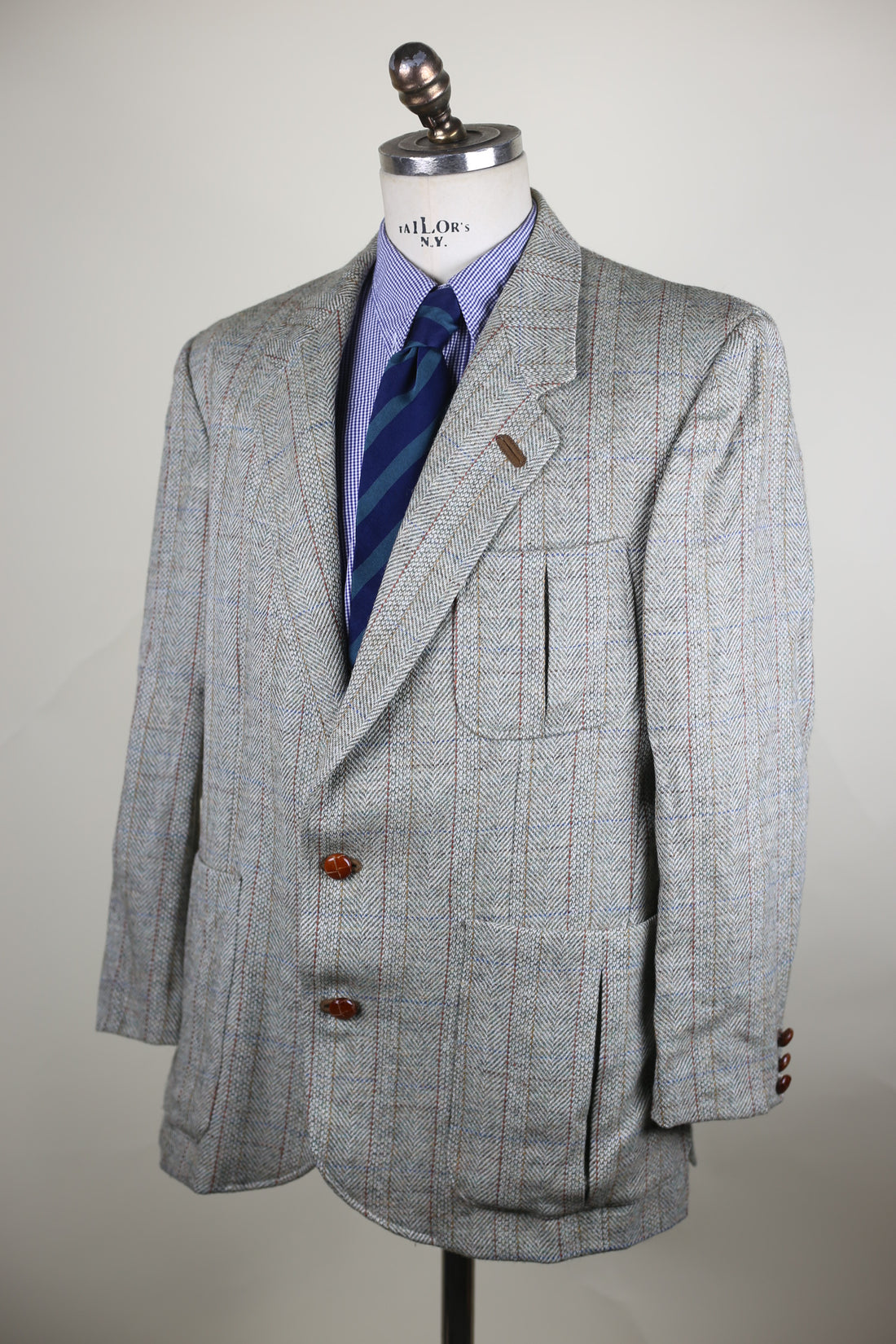 TWEED WOOL Jacket - L 48-50 it -