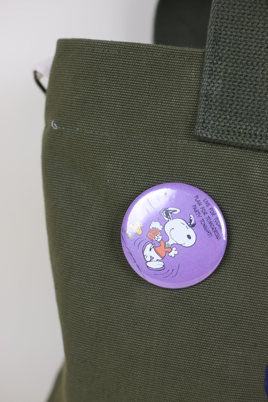 army tote bag with embroidery