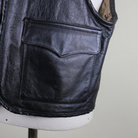 Leather Vest - M -