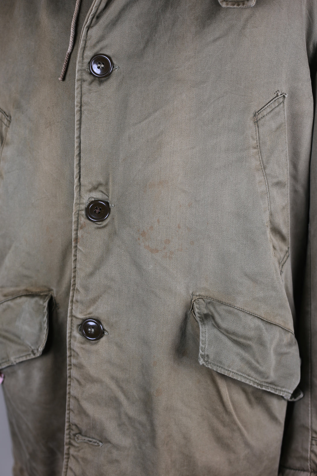 PARKA B9 FLIGHT JACKET VINTAGE 1960s  -  L -