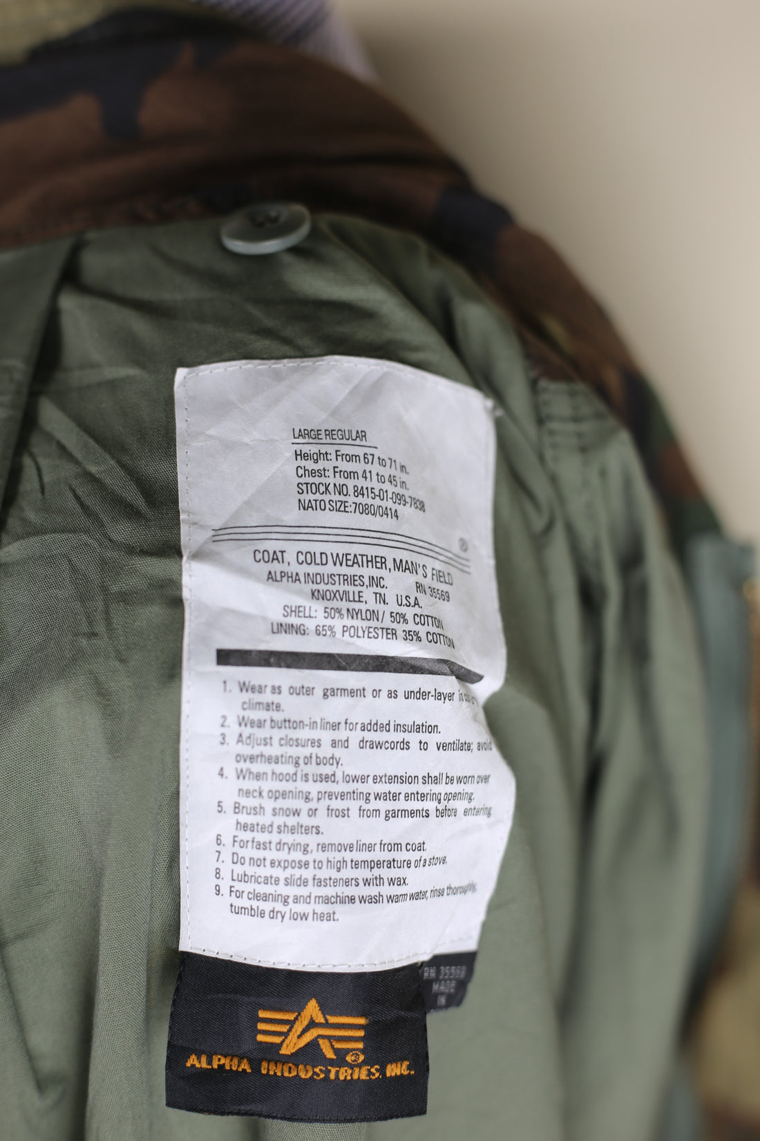 Alpha Industries M65 Jacket Australia Alpha Industries M-65 MOD