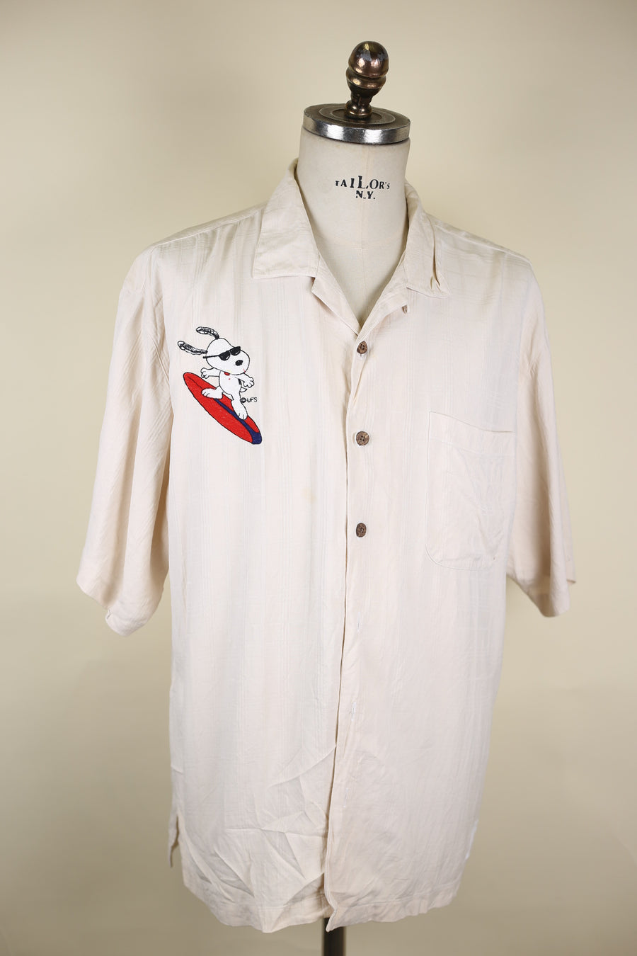 Camicia Hawaiana con ricamo     - XL  -