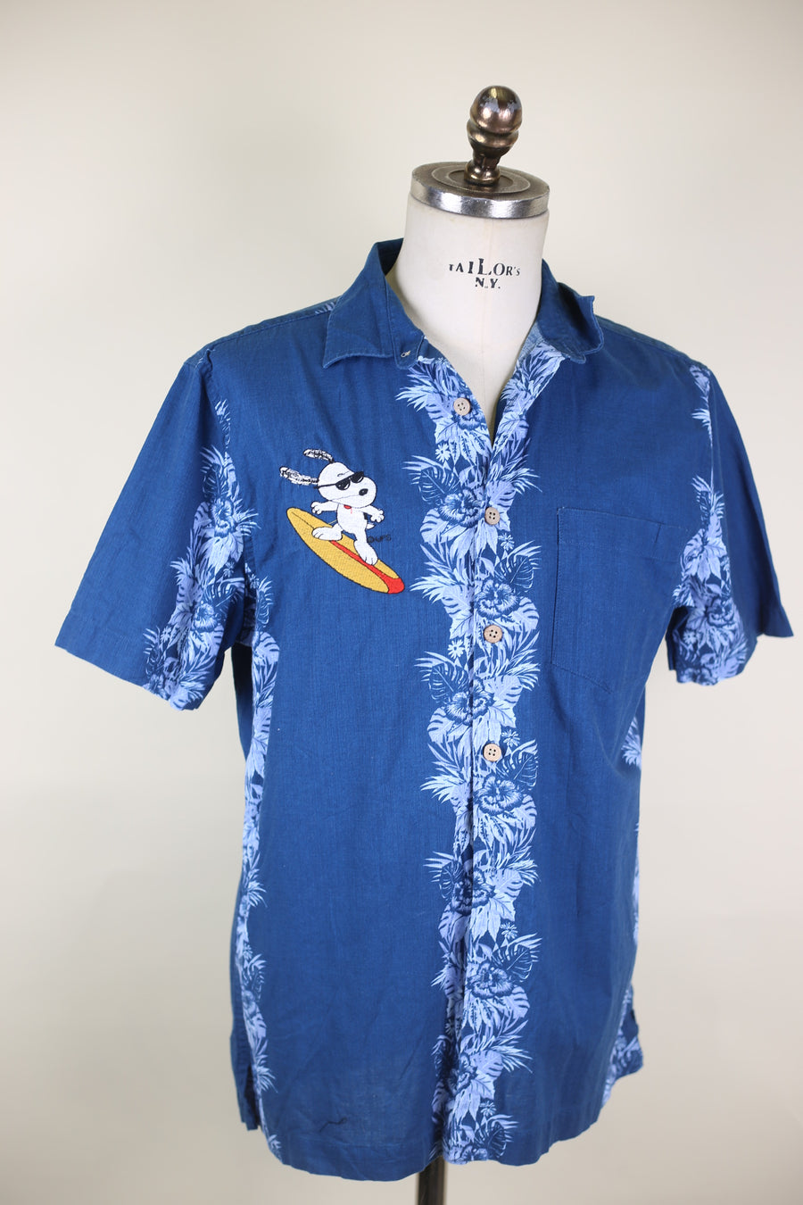 Camicia Hawaiana con ricamo     - M  -