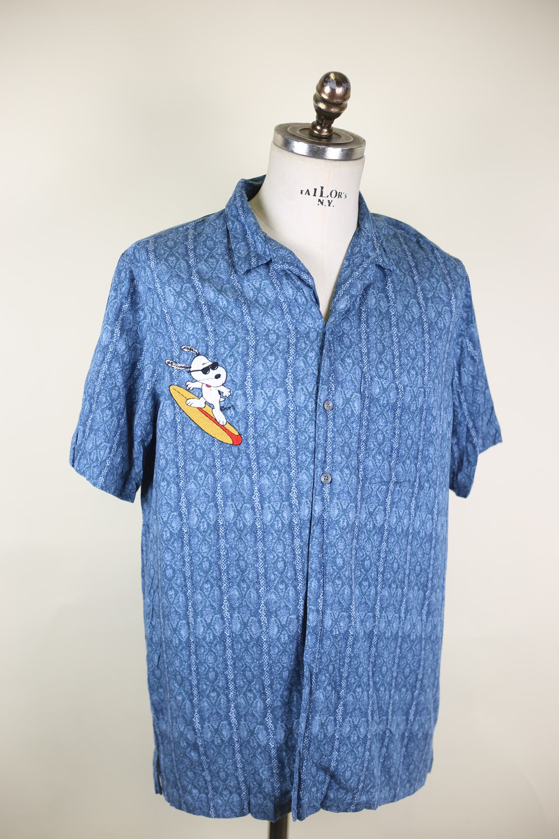 Camicia Hawaiana con ricamo     - L  -