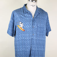 Camicia Hawaiana con ricamo     - L  -