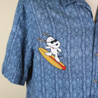 Camicia Hawaiana con ricamo     - L  -