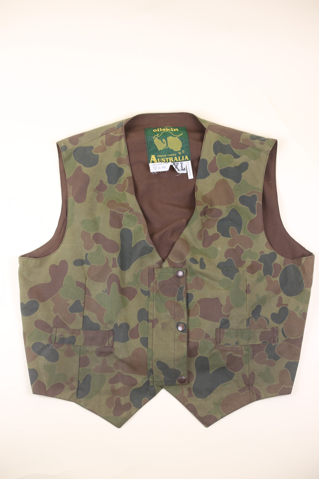 WAX VEST DUCK HUNTING - XL -