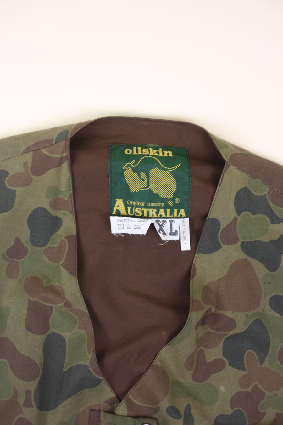 WAX VEST DUCK HUNTING - XL -