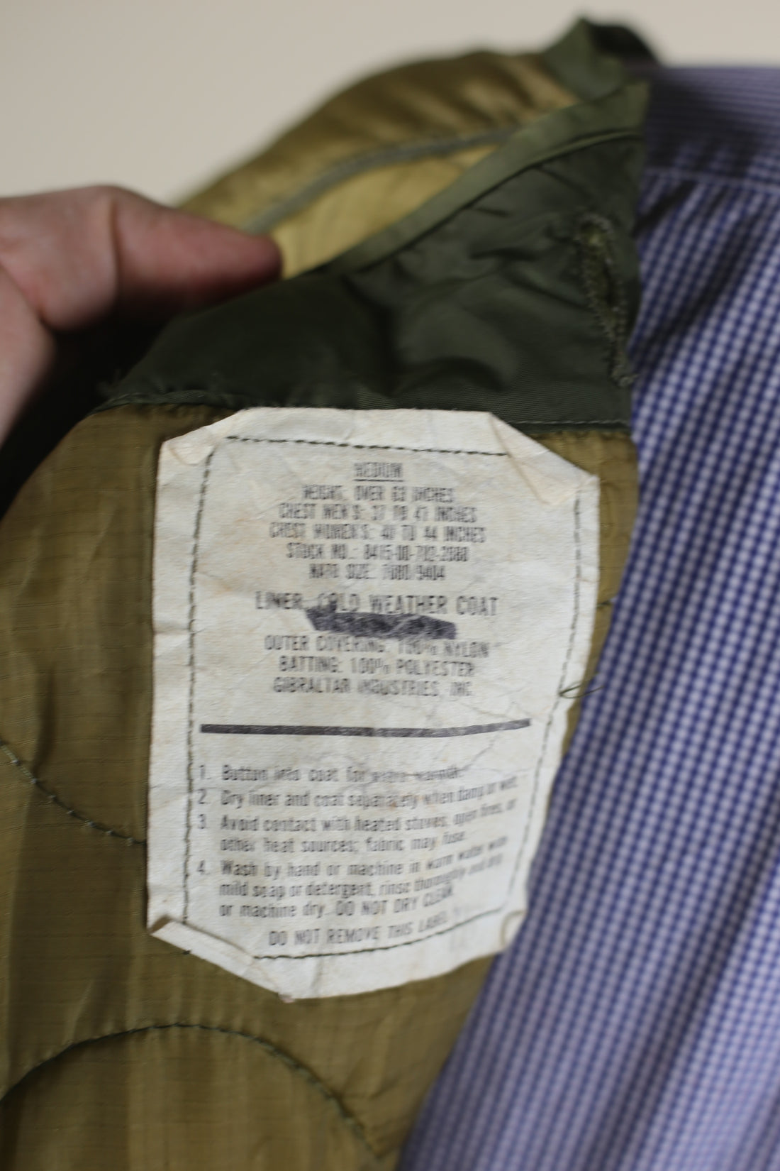 Liner   M65 us army vintage   - Medium -