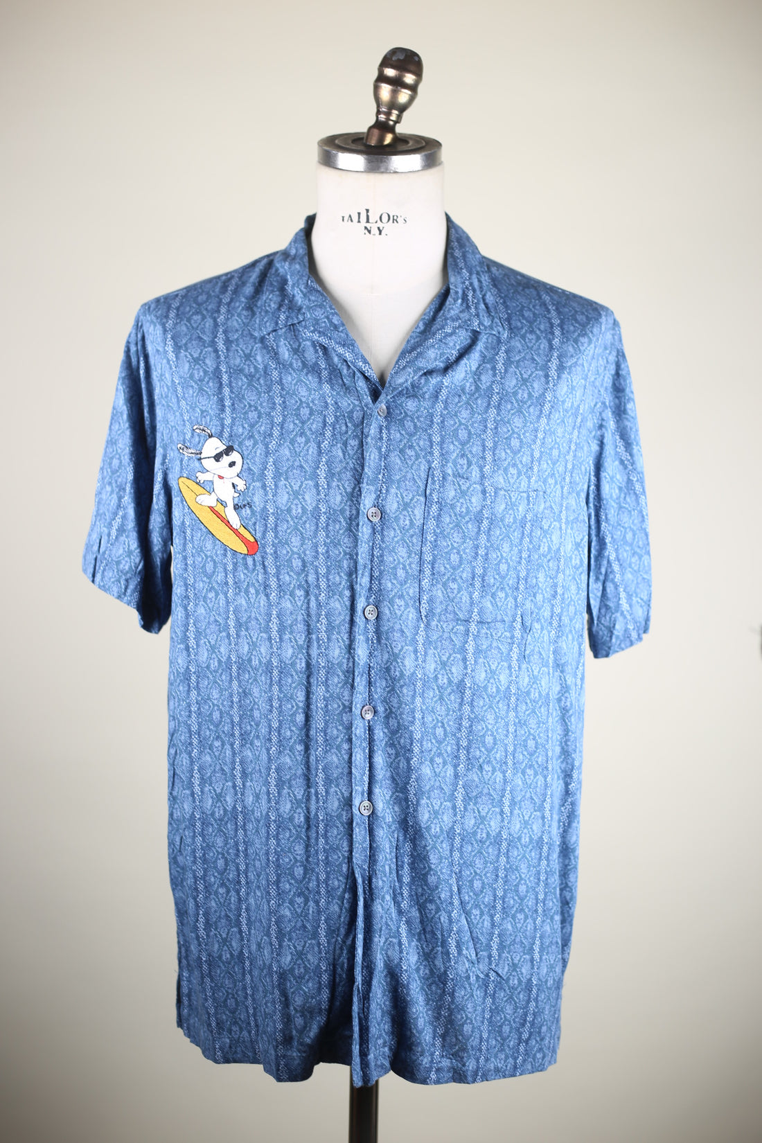 Camicia Hawaiana   con ricamo  -  L -