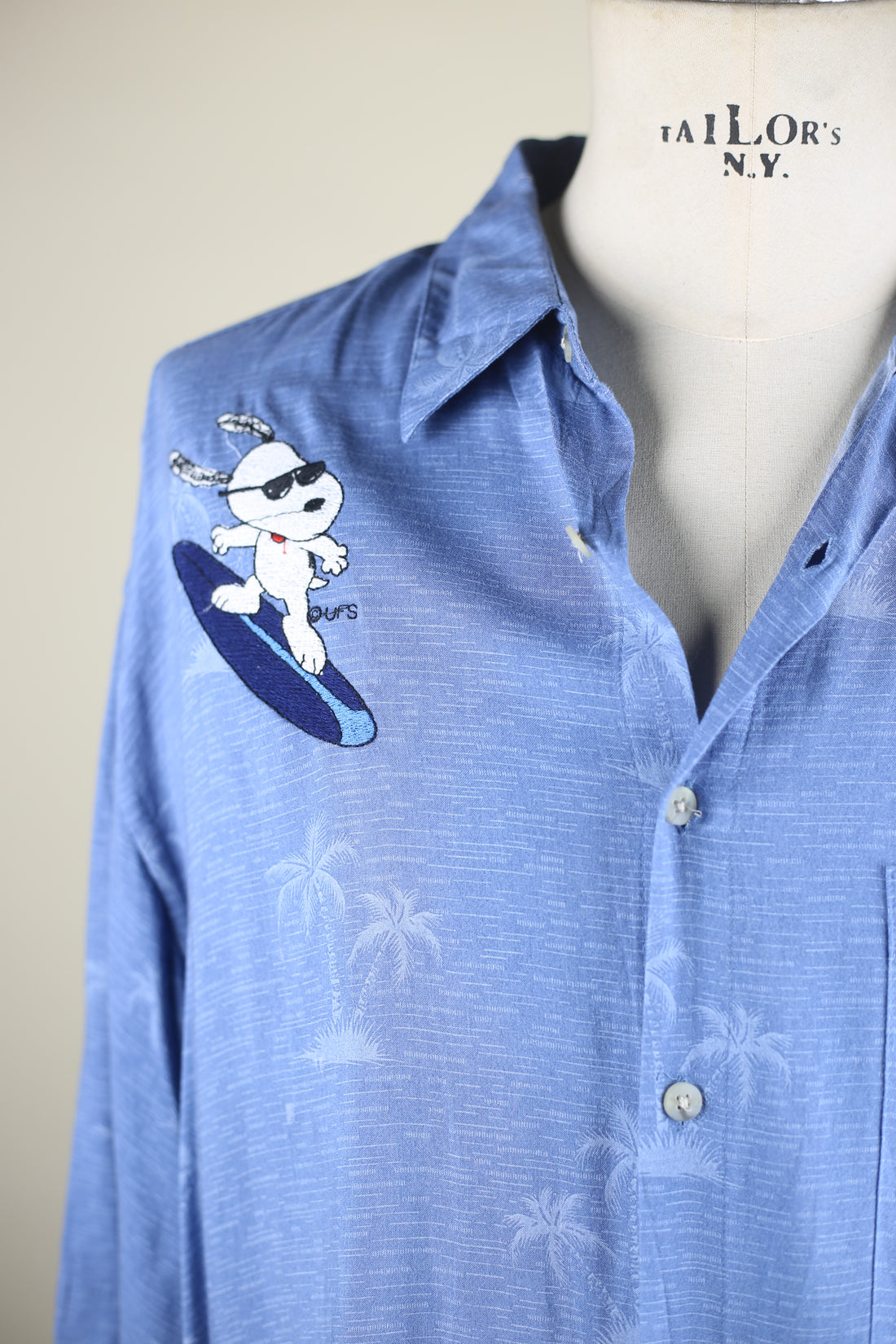 Camicia Hawaiana   con ricamo  -  XL -