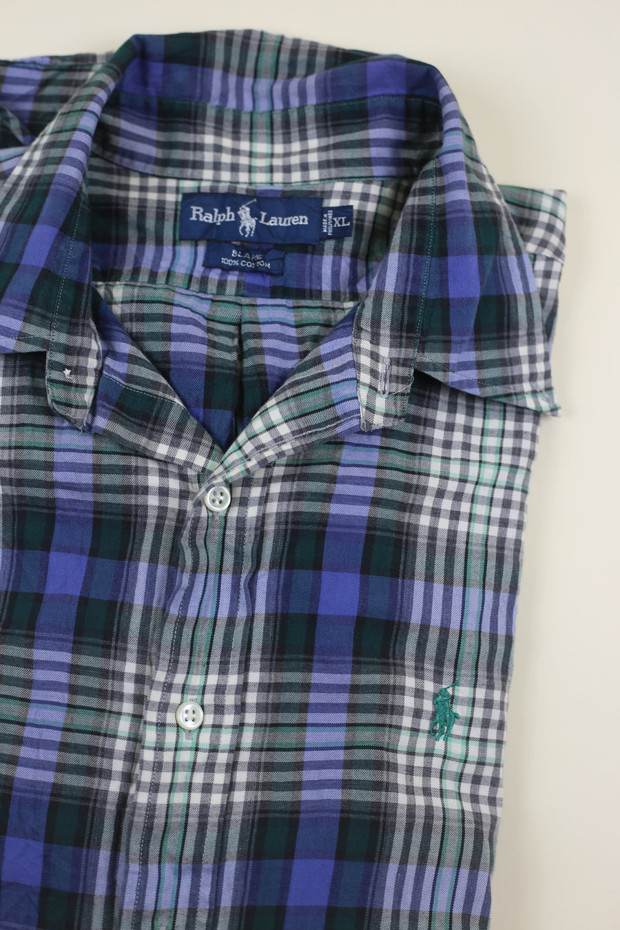 CAMICIA BUTTON DOWN RL   -  XL -