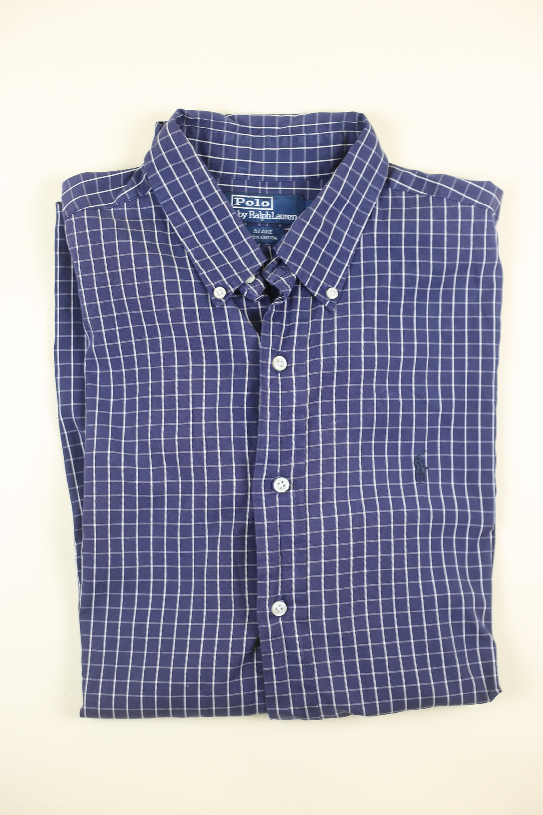 BUTTON DOWN RL SHIRT - L -
