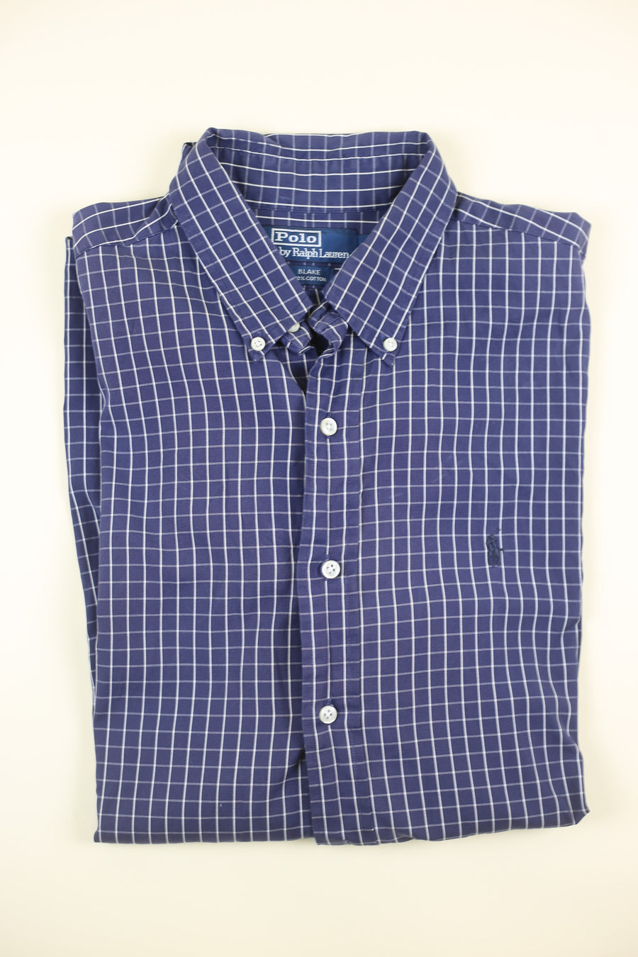 BUTTON DOWN RL SHIRT - L -