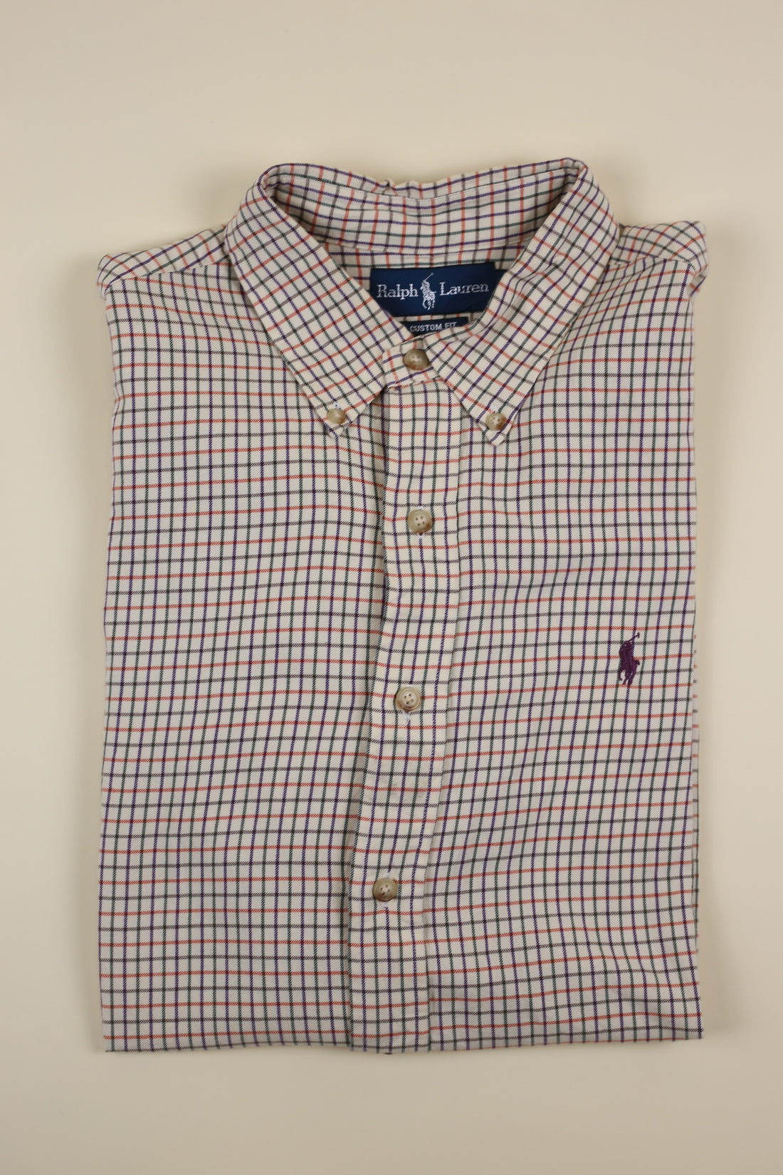 BUTTON DOWN RL SHIRT - L -