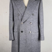 Cappotto doppio petto in tweed  Vintage  - M 48   -