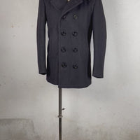 PEACOAT US NAVY Made in USA 10 buttons - S -