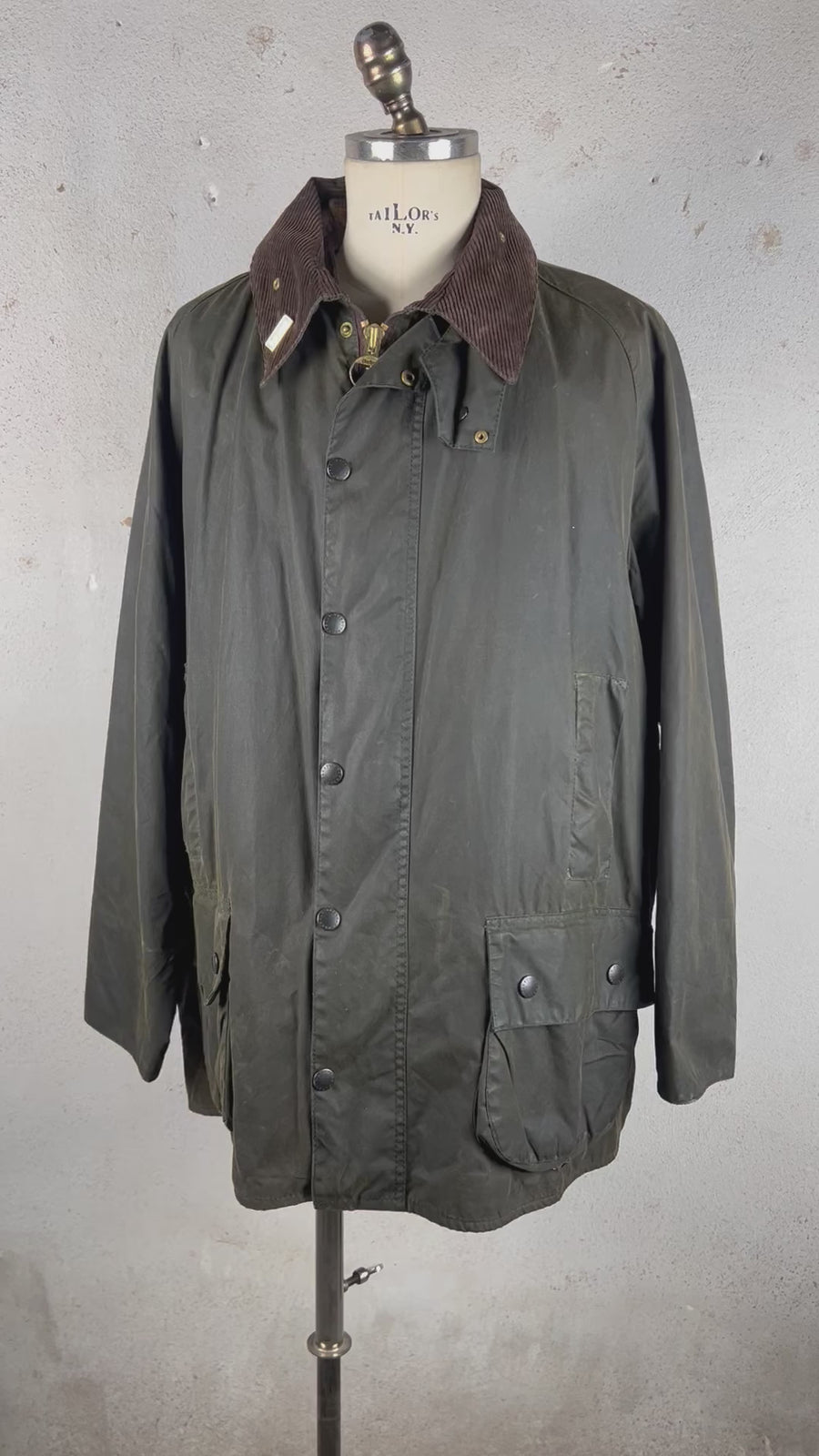 Barbour Beaufort  con imbottitura e spilla  -C52 XL-