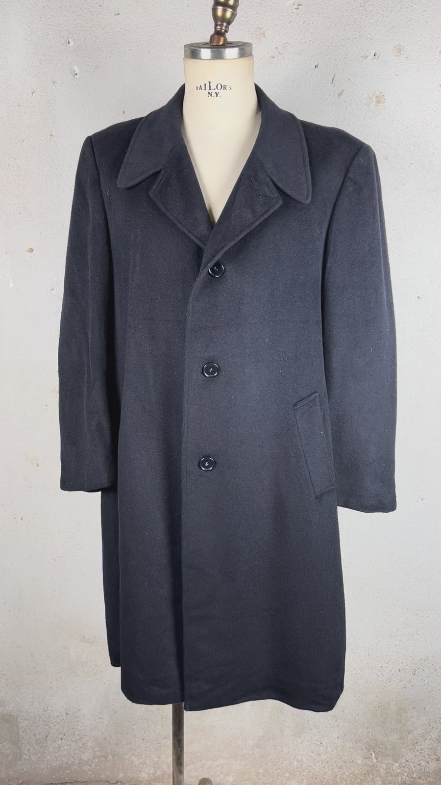 Loden Lana E CASHMERE   Vintage  -  L 50/52 -