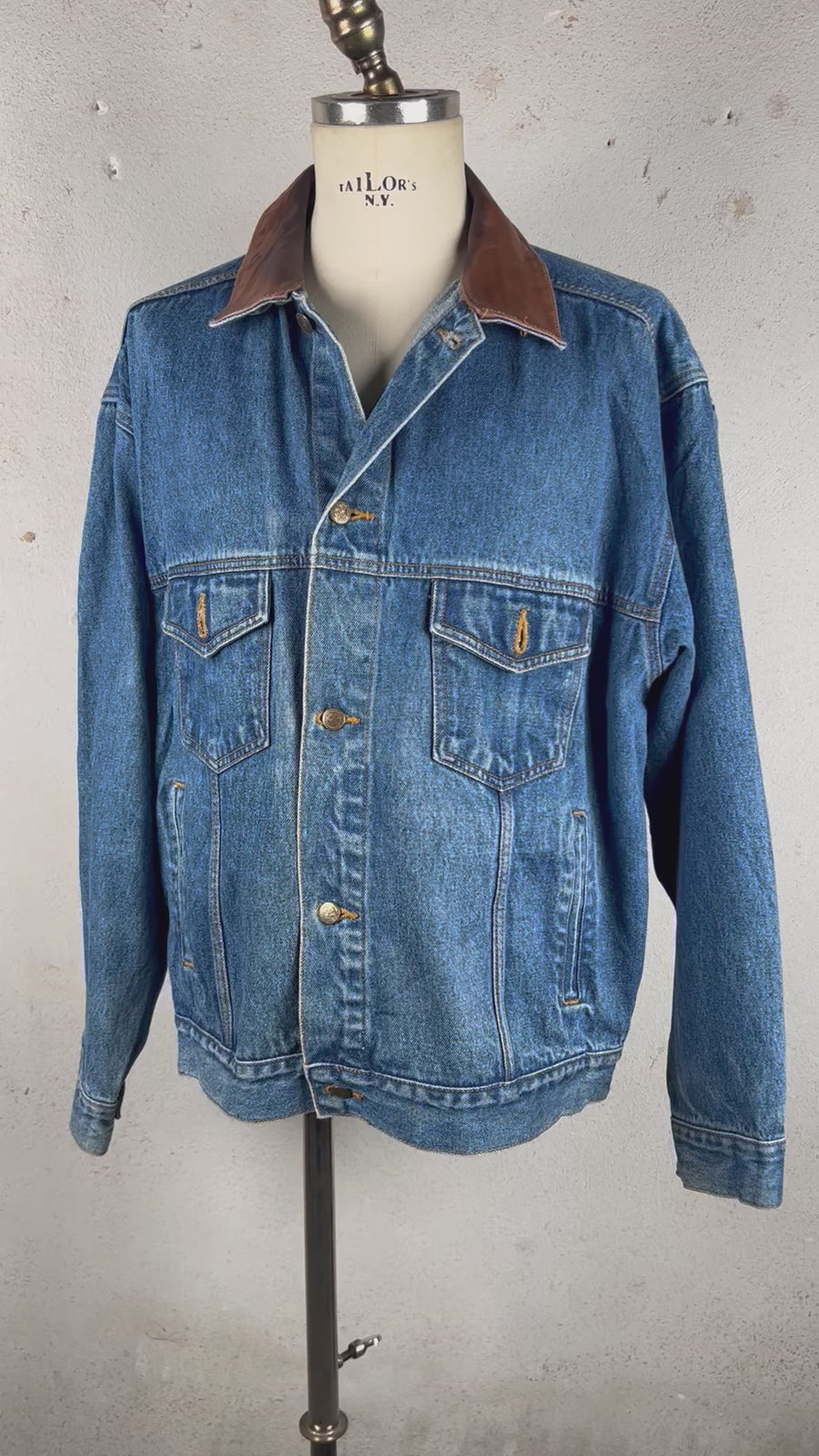MARLBORO DENIM JACKET - XL-