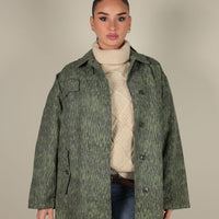 Czech army trench coat -L-