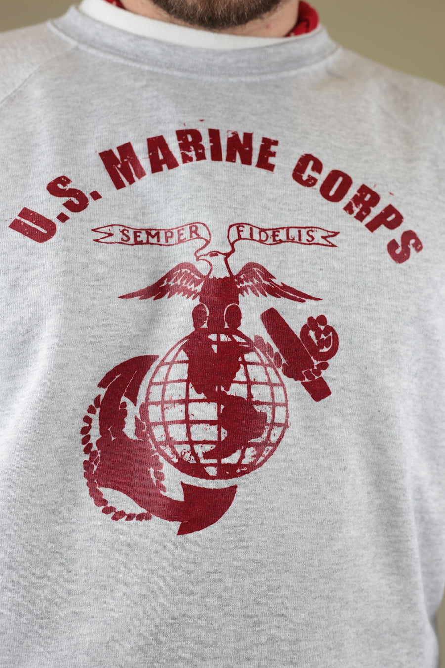 Us Marines Corps raglan sweatshirt