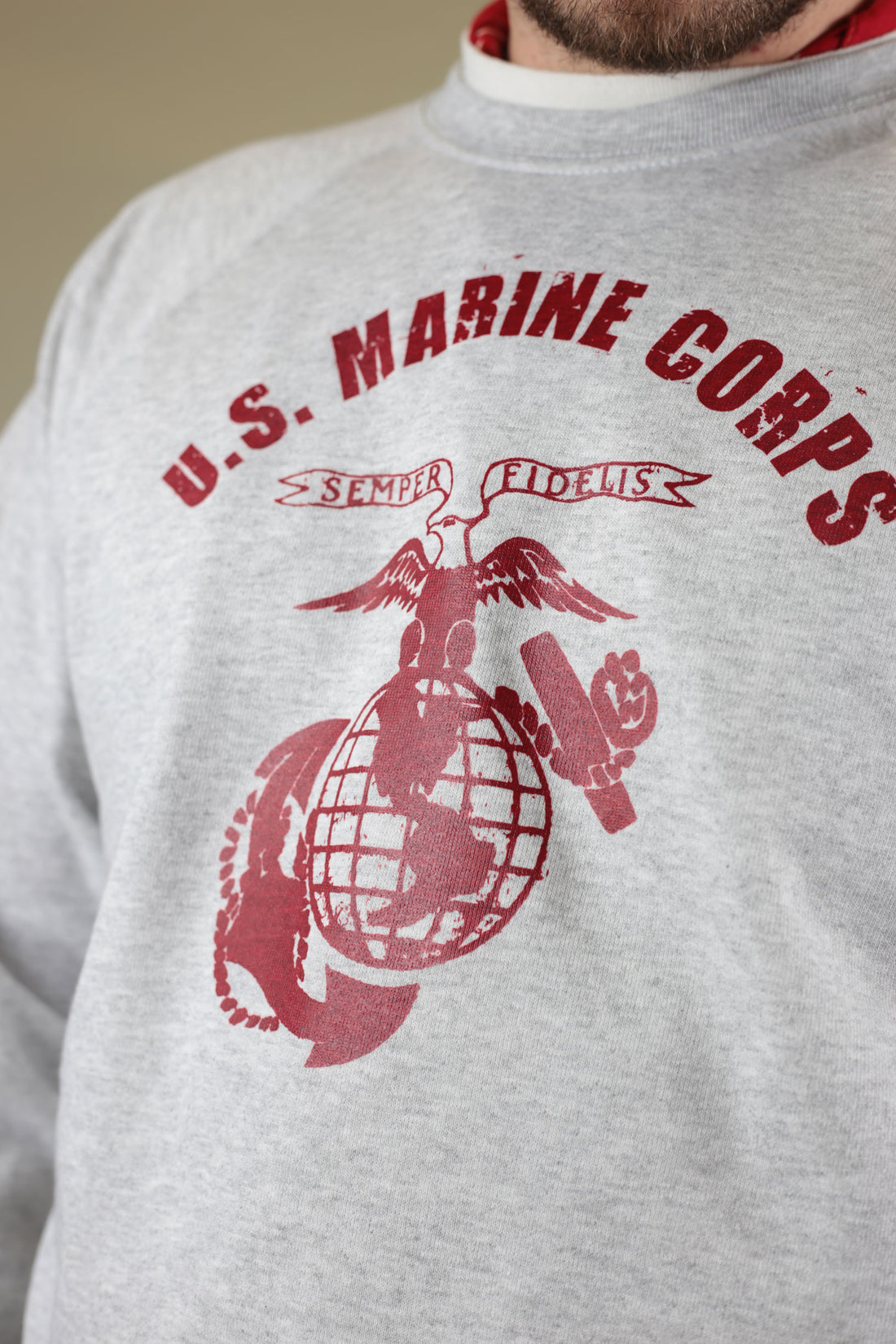 Us Marines Corps raglan sweatshirt